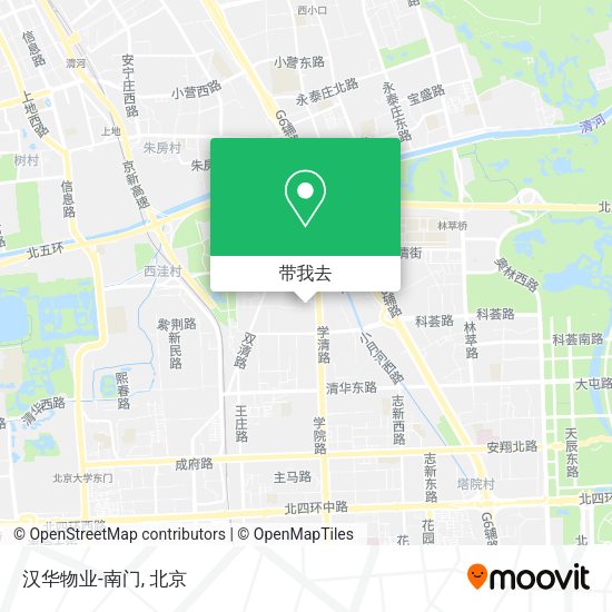 汉华物业-南门地图