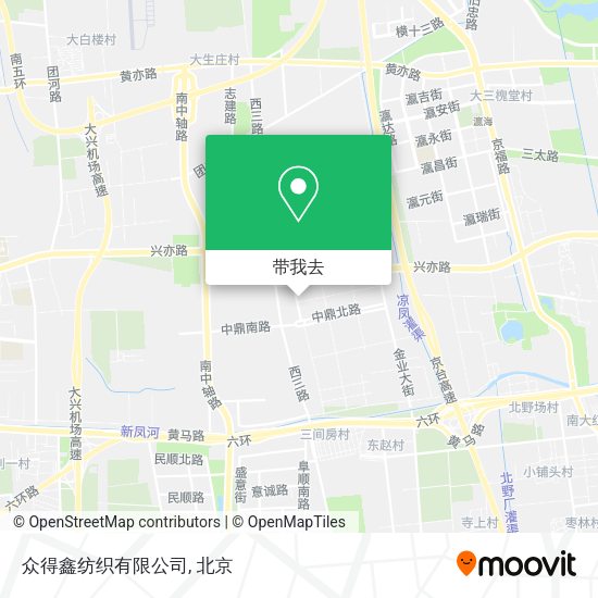众得鑫纺织有限公司地图