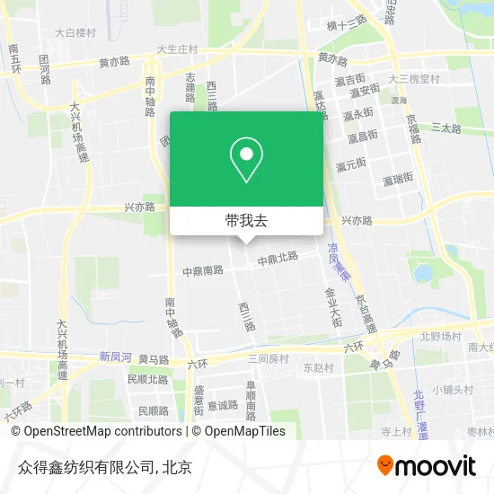 众得鑫纺织有限公司地图