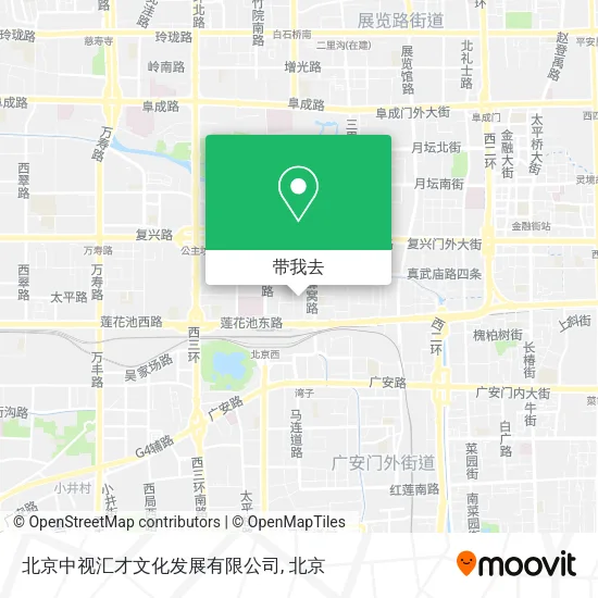 北京中视汇才文化发展有限公司地图