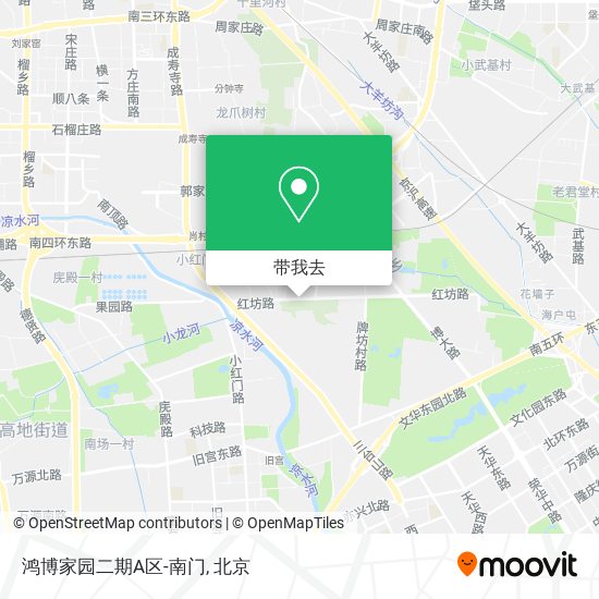鸿博家园二期A区-南门地图