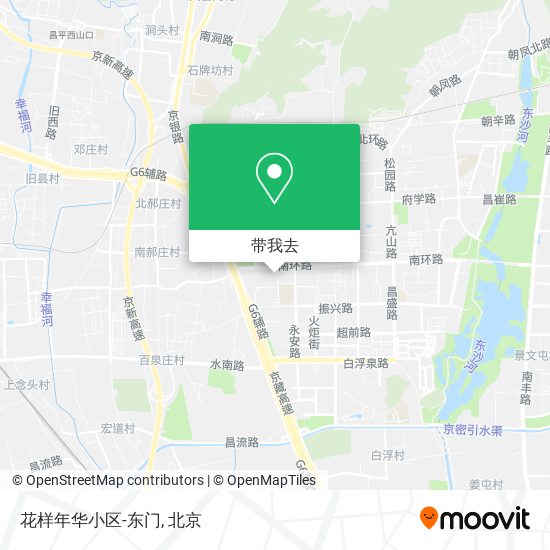 花样年华小区-东门地图