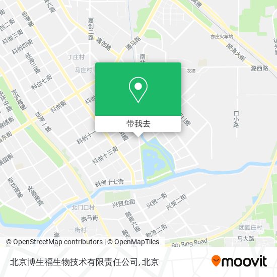 北京博生福生物技术有限责任公司地图