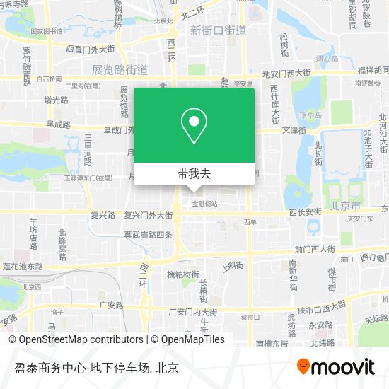 盈泰商务中心-地下停车场地图