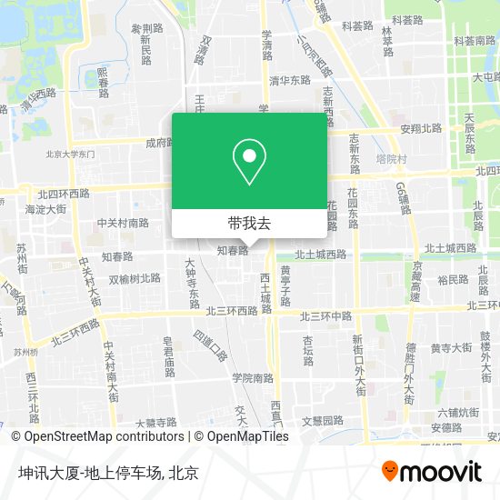 坤讯大厦-地上停车场地图