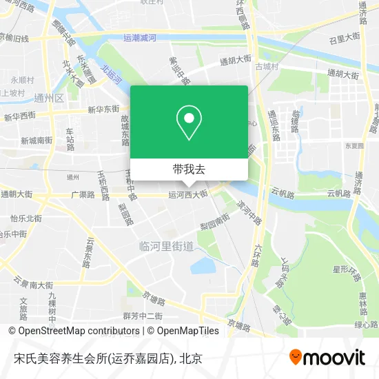 宋氏美容养生会所(运乔嘉园店)地图