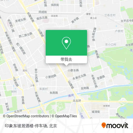 印象东坡居酒楼-停车场地图