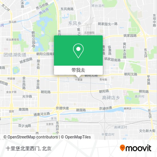 十里堡北里西门地图