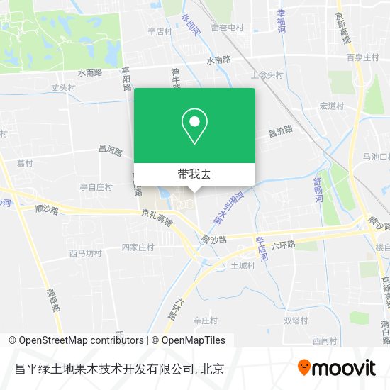昌平绿土地果木技术开发有限公司地图