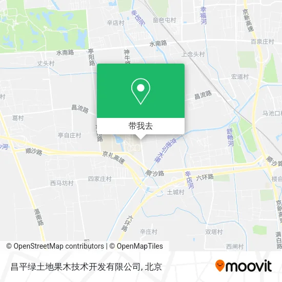 昌平绿土地果木技术开发有限公司地图