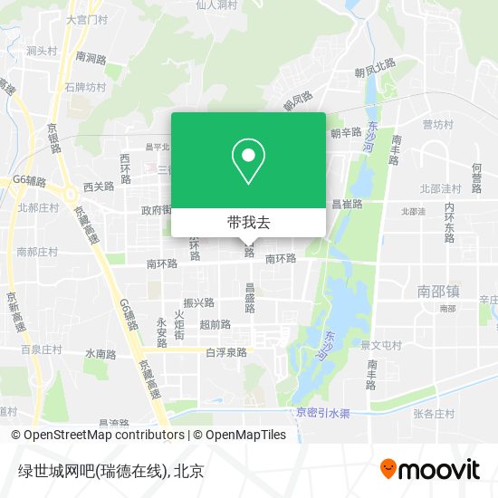 绿世城网吧(瑞德在线)地图