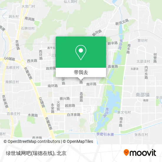 绿世城网吧(瑞德在线)地图