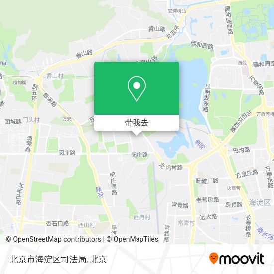 北京市海淀区司法局地图