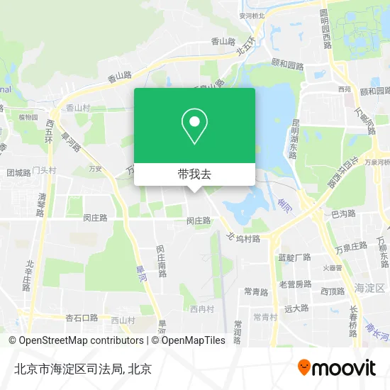 北京市海淀区司法局地图