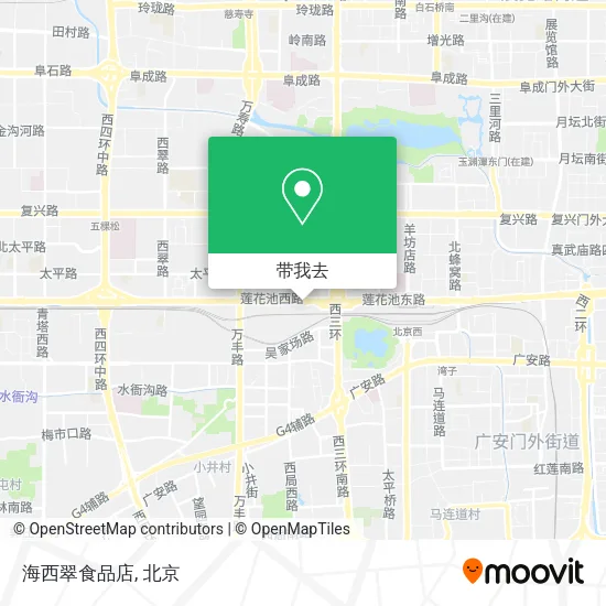 海西翠食品店地图