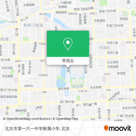 北京市第一六一中学附属小学地图
