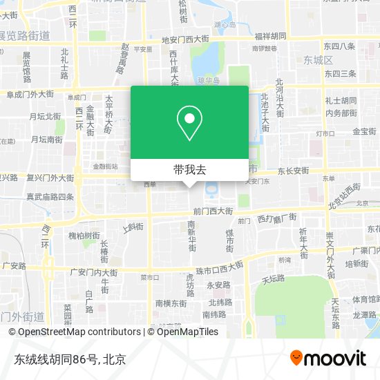 东绒线胡同86号地图