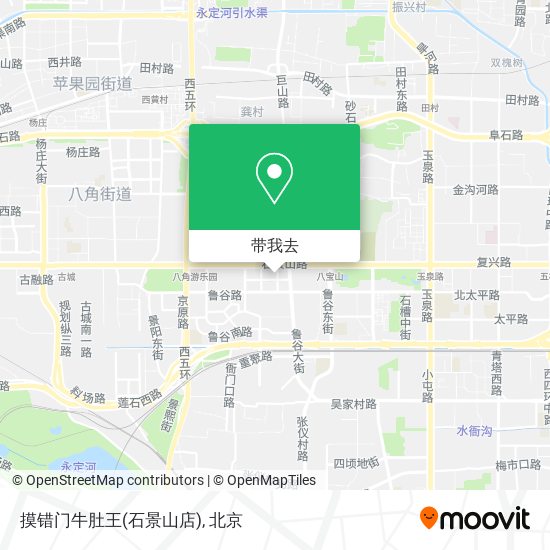 摸错门牛肚王(石景山店)地图