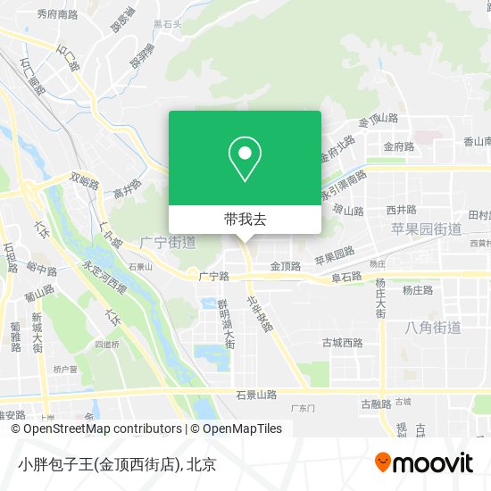 小胖包子王(金顶西街店)地图