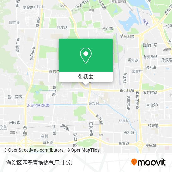 海淀区四季青换热气厂地图