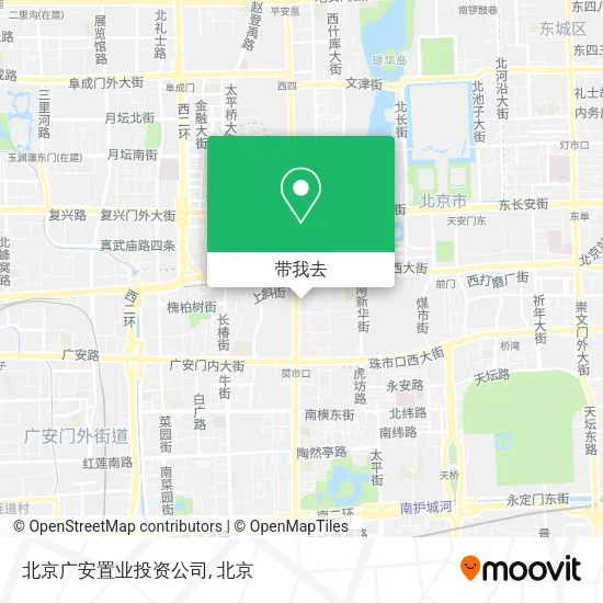 北京广安置业投资公司地图