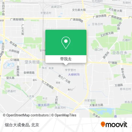 烟台大成食品地图