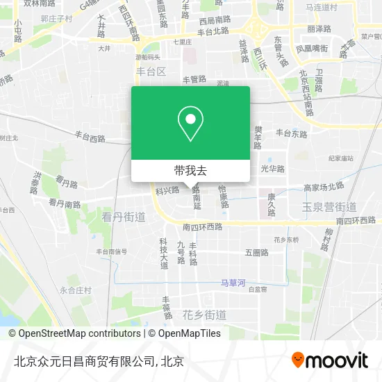 北京众元日昌商贸有限公司地图