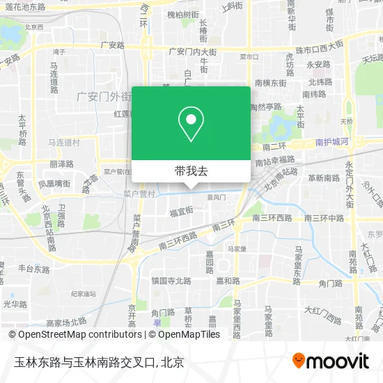 玉林东路与玉林南路交叉口地图