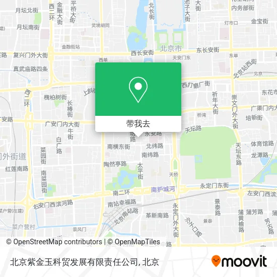 北京紫金玉科贸发展有限责任公司地图