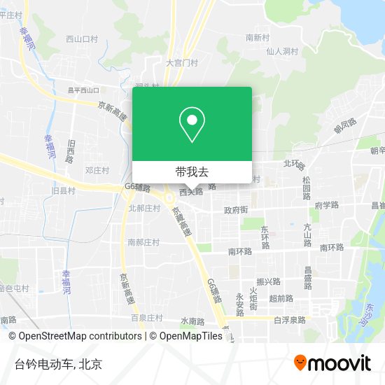 台钤电动车地图