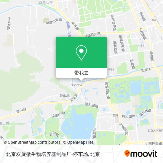 北京双旋微生物培养基制品厂-停车场地图