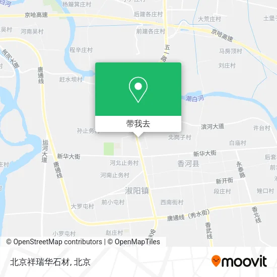 北京祥瑞华石材地图