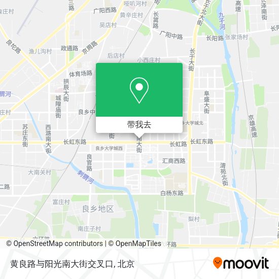 黄良路与阳光南大街交叉口地图
