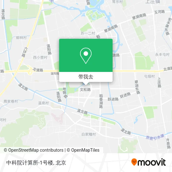 中科院计算所-1号楼地图