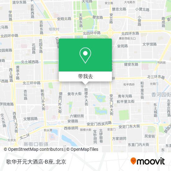 歌华开元大酒店-B座地图