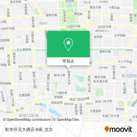 歌华开元大酒店-B座地图