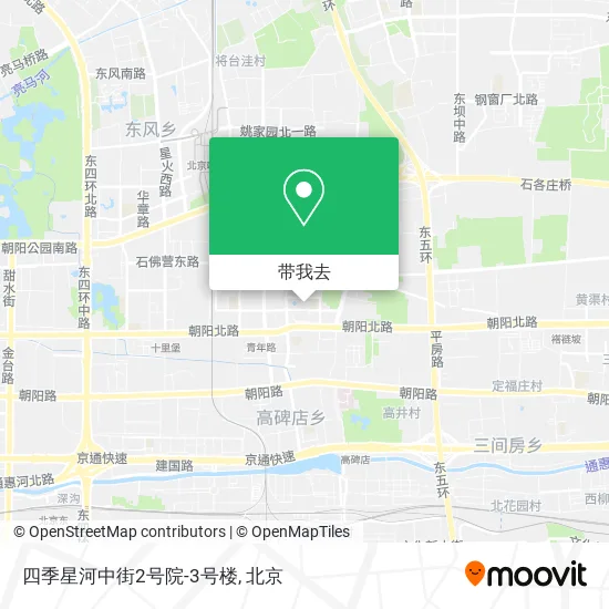 四季星河中街2号院-3号楼地图