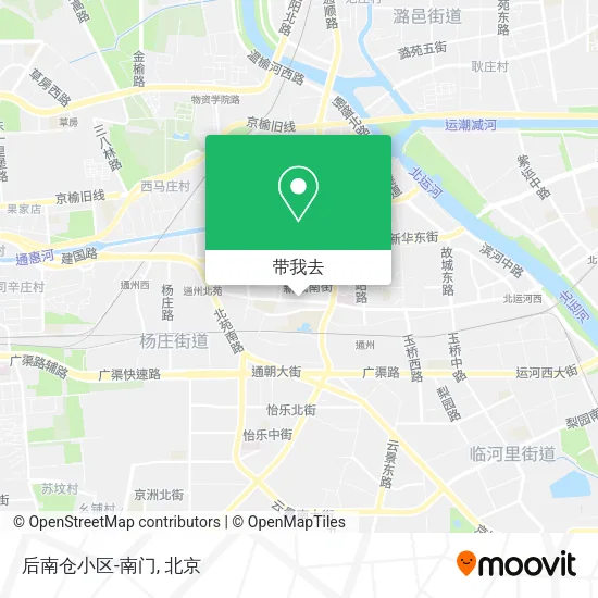 后南仓小区-南门地图