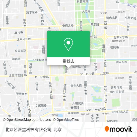 北京艺派堂科技有限公司地图