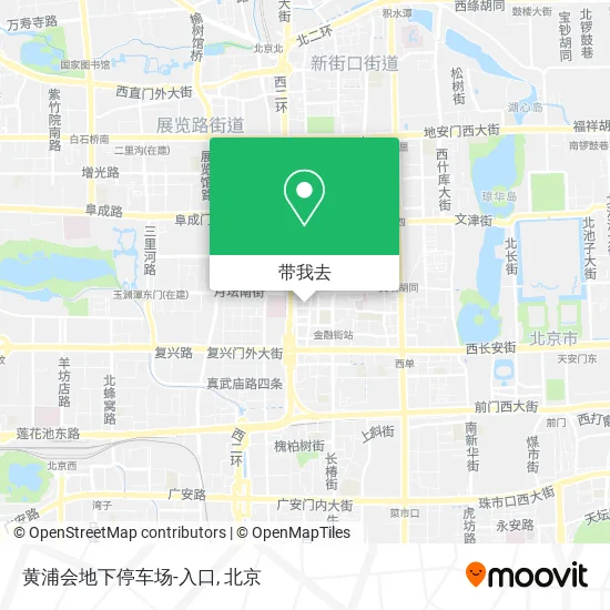 黄浦会地下停车场-入口地图