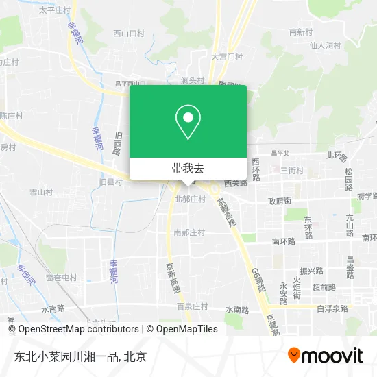 东北小菜园川湘一品地图