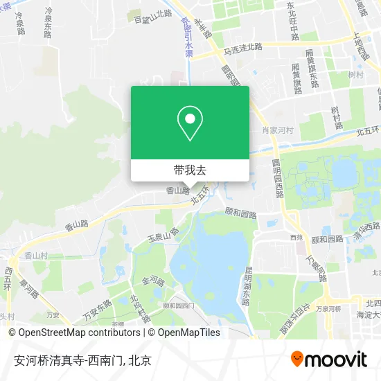 安河桥清真寺-西南门地图