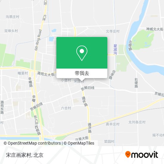 宋庄画家村地图