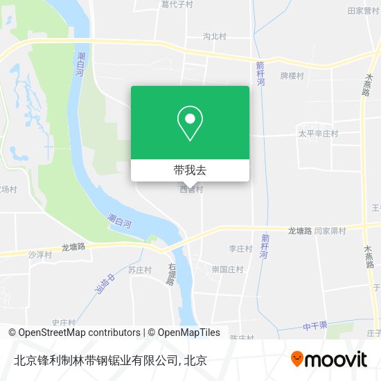 北京锋利制林带钢锯业有限公司地图