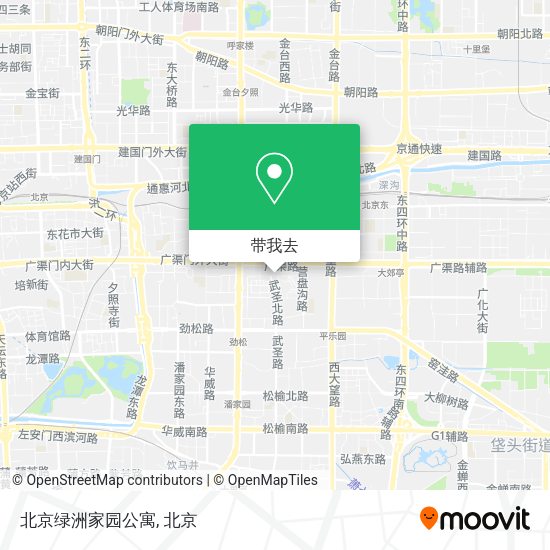 北京绿洲家园公寓地图