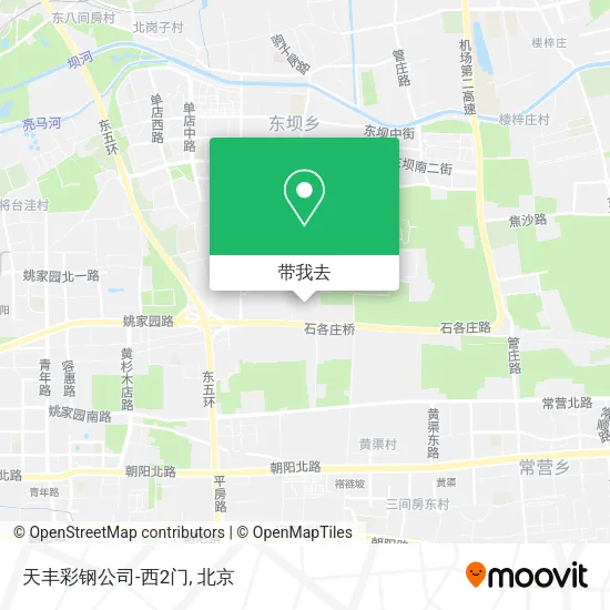 天丰彩钢公司-西2门地图