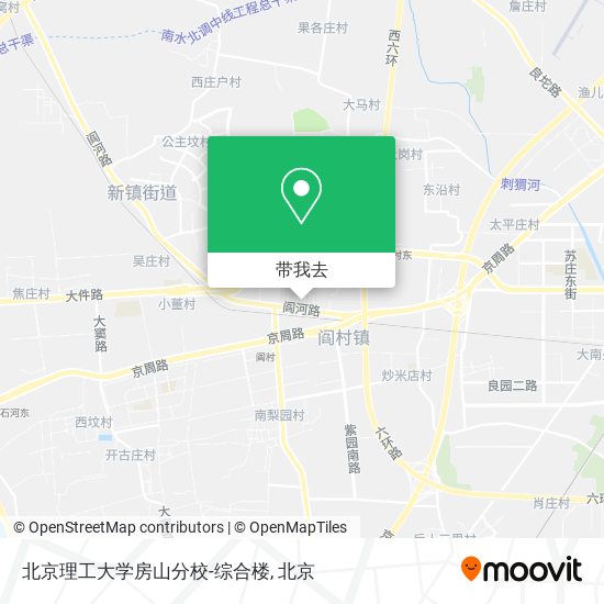北京理工大学房山分校-综合楼地图