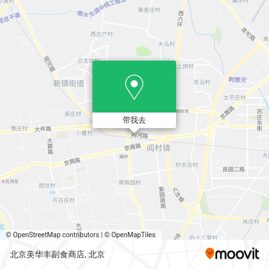 北京美华丰副食商店地图