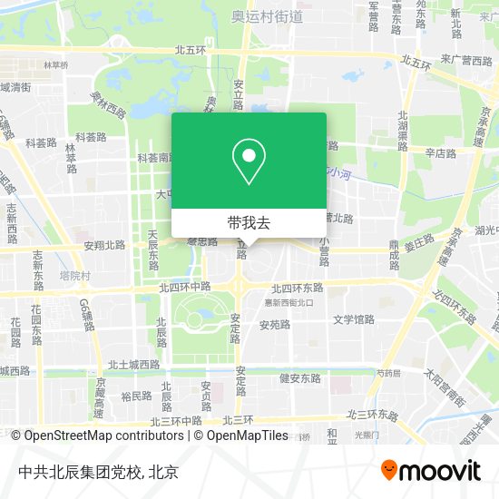 中共北辰集团党校地图