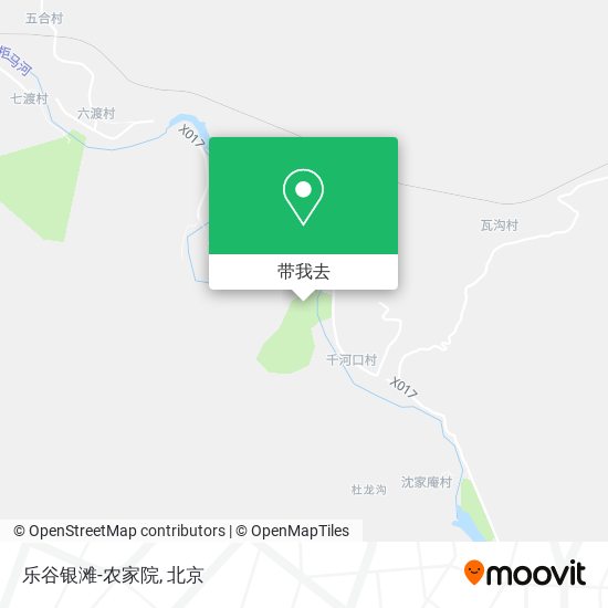 乐谷银滩-农家院地图